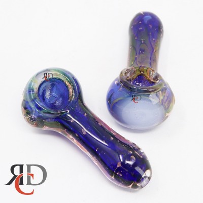 GLASS PIPE DOUBLE GLASS WITH SLIME COLOR GP5087 1CT